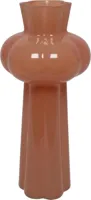 Countryfield vaas glas marley 11x25cm bruin