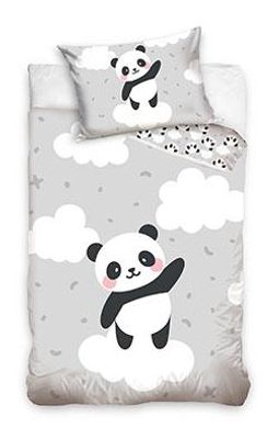 Panda BABY Dekbedovertrek - 90 x 120 cm - Katoen