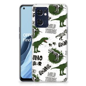 TPU Hoesje voor OPPO Reno 7 5G | Find X5 Lite Dinosaurus