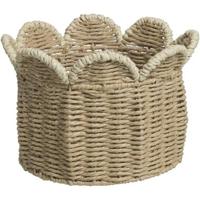 Mand Scallop - off-white - 18xØ26 cm - Leen Bakker