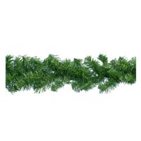 Dennenslinger/dennen guirlande - groen - 270 x 9,5 cm - PVC - 180 tips