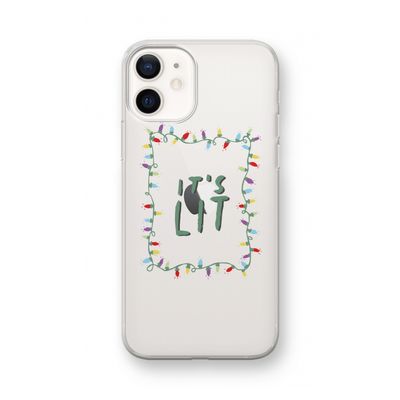 It's Lit: iPhone 12 mini Transparant Hoesje