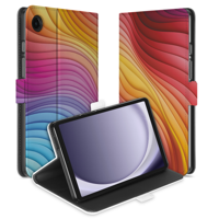 Uniek Samsung Galaxy Tab A9 Tablethoesje Regenboog Design | B2C Telecom - thumbnail