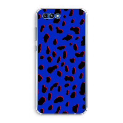 Blue Leopard: Honor 10 Transparant Hoesje