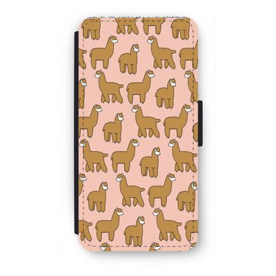 Alpacas: iPhone 8 Plus Flip Hoesje