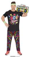 80's Forever Outfit Rainbow Heren