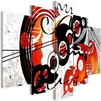 Schilderij - Muziek Creaties, 5luik - thumbnail