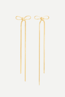 oorbellen Strikjes Medium EBF006 gold plated