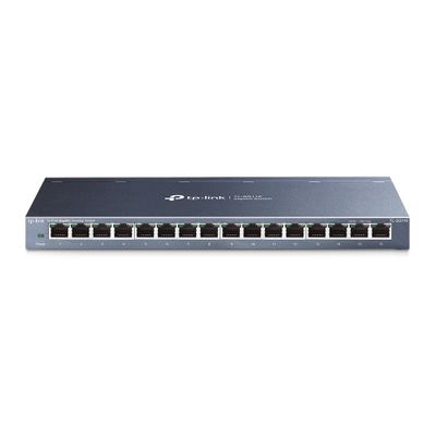 TP-LinkTL-SG116 16-Port Gigabit Desktop Switch Switch Zwart