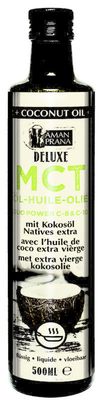 Amanprana MCT olie de luxe met kokosolie bio (500 ml)