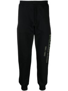 Alexander McQueen pantalon de jogging Graffiti - Noir