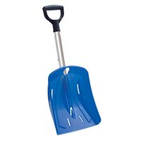 Compacte sneeuwschep / sneeuwschuiver blauw uitschuifbare steel 53 - 89 cm   -