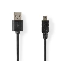 Nedis USB-Kabel | USB-A Male | USB Mini-B 5-Pins Male | 480 Mbps | 2 m | 50 stuks - CCGT60300BK20 CCGT60300BK20 - thumbnail