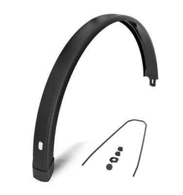 Eurofender Achterspatbord 28 inch 58mm vlak mat zwart tempo squa