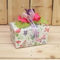 Bonbon doosjes - Chocolade doosje - Farfalla LAAG transparante banderol - 24 stuks