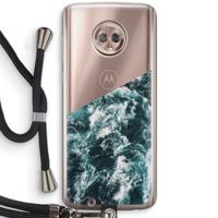 Zee golf: Motorola Moto G6 Transparant Hoesje met koord