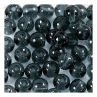 Creativ Company Glas kralen grijs, 45st.