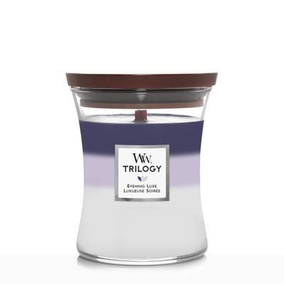 Woodwick Trilogy Evening Luxe medium candle