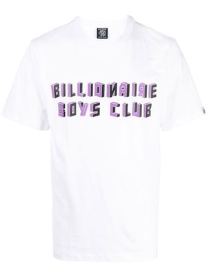 Billionaire Boys Club t-shirt en coton à logo imprimé - Blanc