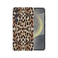 Samsung Galaxy S25 Hoesje - Leopard TPU Antishock Samsung Galaxy S25 Hoesje - Leopard TPU Antishock