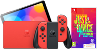 Nintendo Switch OLED Super Mario Editie + Just Dance 2024