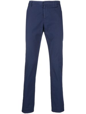 DONDUP pantalon chino à coupe droite - Bleu