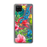 Papegaaien: Samsung Galaxy A12 Transparant Hoesje