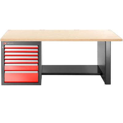 Facom JLS3 Werkbank | 7 Laden | Houten Bovenblad | Laag - JLS3-2MW7DL