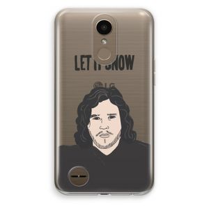 Let It Snow: LG K10 (2017) Transparant Hoesje