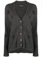 Zadig&Voltaire cardigan Mirka à motif d'étoiles - Gris