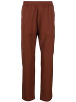 Barena pantalon en laine vierge à coupe droite - Marron