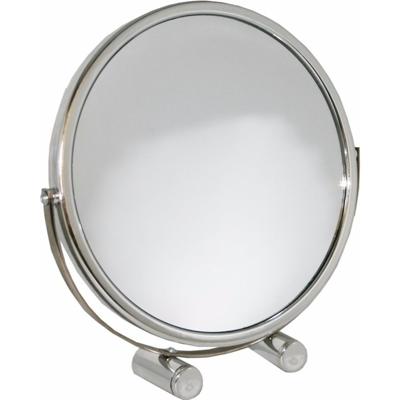 Gerimport Make-up spiegel - op standaard - 18.5 cm - ovaal - staand