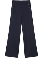 TWINSET pantalon à boutons gravés - Bleu