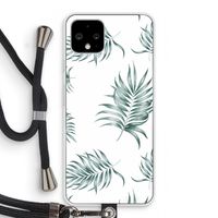 Simple leaves: Pixel 4 Transparant Hoesje met koord