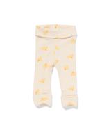 HEMA Newborn Meegroei Legging Rib Met Bamboe Ecru (ecru)