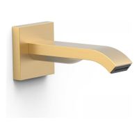 Tres Complementos inbouw uitloop waterval 16 cm messing 24k Goud mat