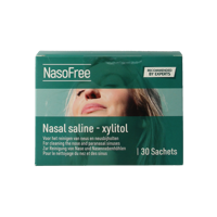 NasoFree nasaal spoelzout 6.5 g xylitol 30 Stuks