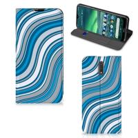 Nokia 2.3 | Hoesje met Magneet | Waves Blue