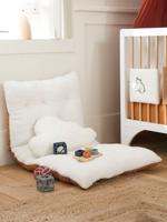 Vloermatras van 2 materialen PETIT NOMADE ecru / karamel