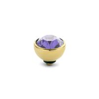 Melano Twisted Basic CZ Steentje Tanzanite | Goud