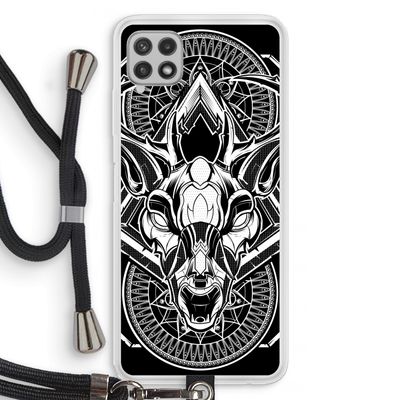 Oh Deer: Samsung Galaxy A22 4G Transparant Hoesje met koord