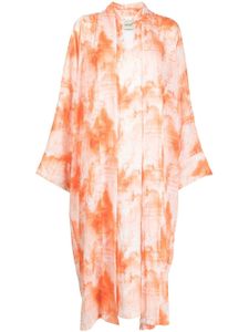 Bambah kimono à col v - Orange