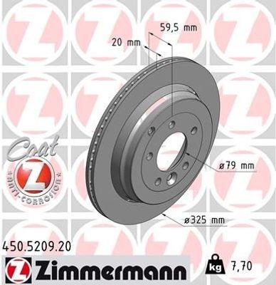 Remschijf Coat Z 450520920