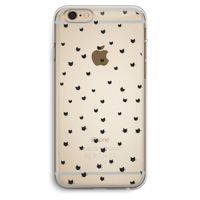 Kleine kattenkopjes: iPhone 6 Plus / 6S Plus Transparant Hoesje