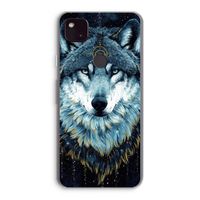 Darkness Wolf: Google Pixel 4a 5G Transparant Hoesje