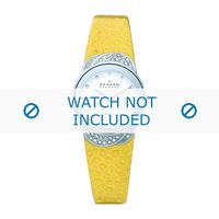 Horlogeband Skagen 818SSLY Leder Geel 18mm - thumbnail
