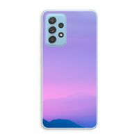 Sunset pastel: Samsung Galaxy A73 Transparant Hoesje