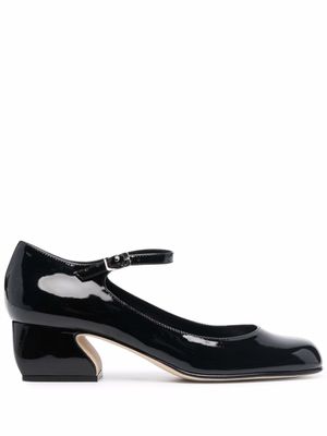 Si Rossi escarpins en cuir à boucle - Noir