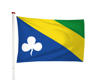 Vlag Luxwoude - Lukswald (fr)
