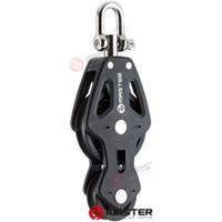 Katrol met 90mm schijf - VIOOL POELIE MET 90MM LAGERS